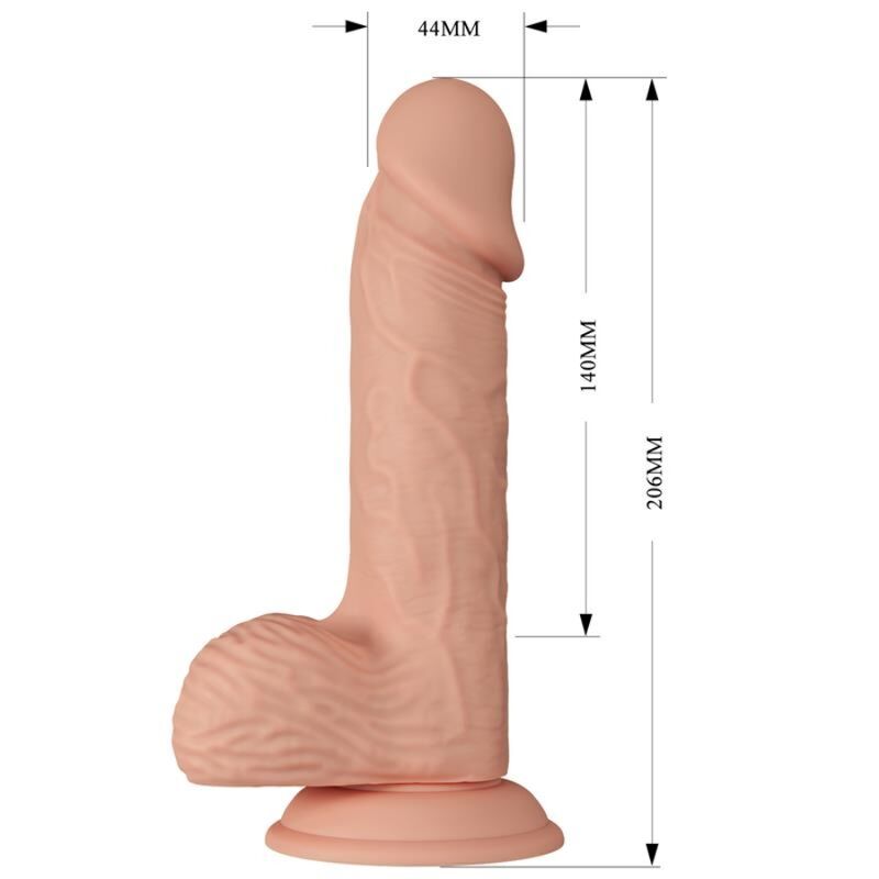 DANCE - BEAUTIFUL MEETING CATOBLEPAS REALISTIC FLEXIBLE DILDO 20.6 CM NATURAL