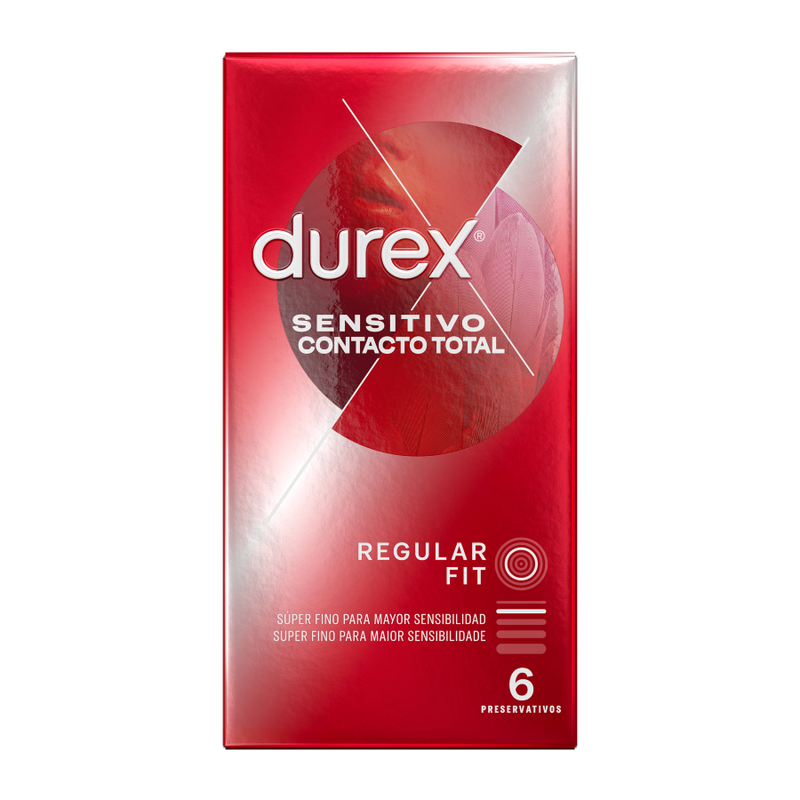 DUREX - LENTES DE CONTACTO TOTAL SENSITIVE 6 UNIDADES