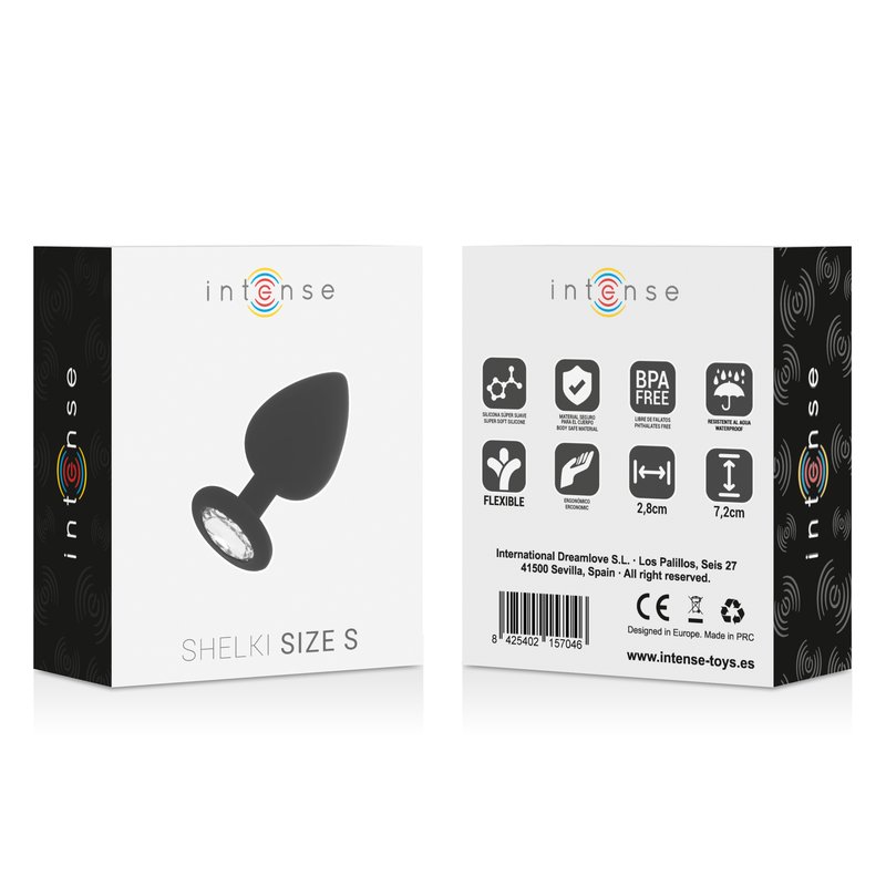INTENSO - PLUG ANAL NEGRO SHELKI S