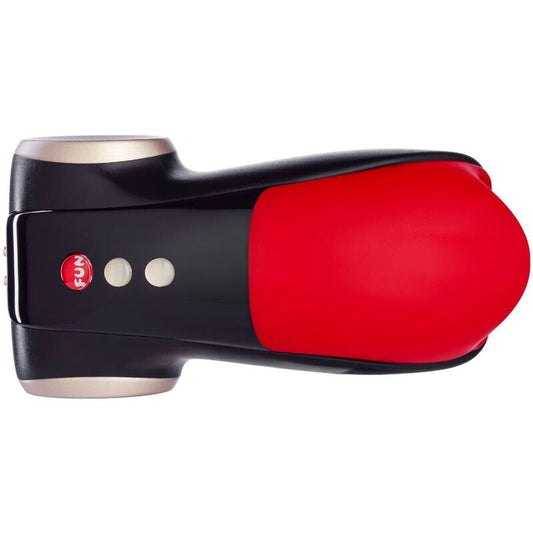FUN FACTORY - CABEZAL ESTIMULADOR DE PENE COBRA LIBRE II NEGRO ROJO