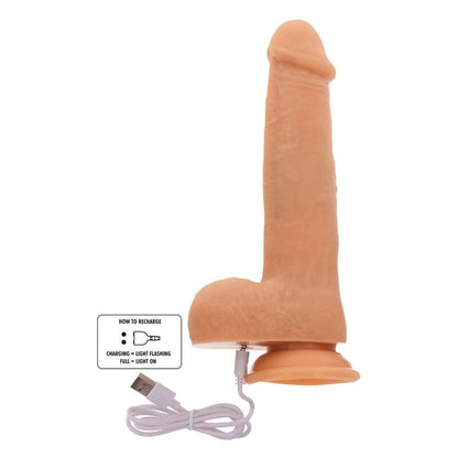 GET REAL - DILDO VIBRADOR CON PERLAS GIRATORIAS