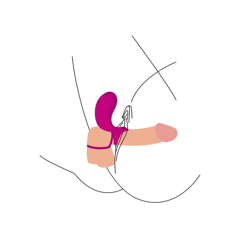 XOCOON - ANILLO ESTIMULADOR PARA PAREJAS FUCSIA