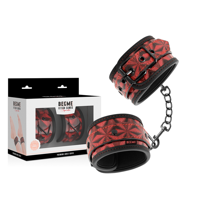 BEGME - PUÑOS DE TOBILLO PREMIUM EDICIÓN ROJA CON FORRO DE NEOPRENO