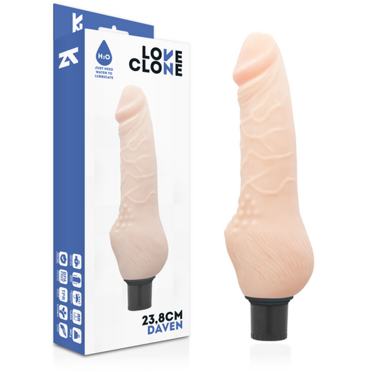 LOVECLONE - DAVEN AUTOLUBRICACIÓN REALISTA 23.8 CM -O- 3.8 CM