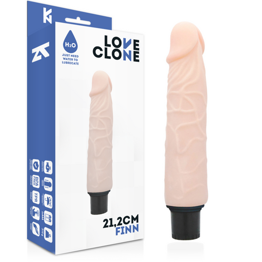 LOVECLONE - VIBRADOR AUTOLUBRICANTE FINN 21,2 CM -O- 3,8 CM