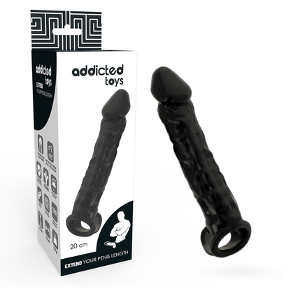 JUGUETES ADICTO - PENE NEGRO EXTENDIDO