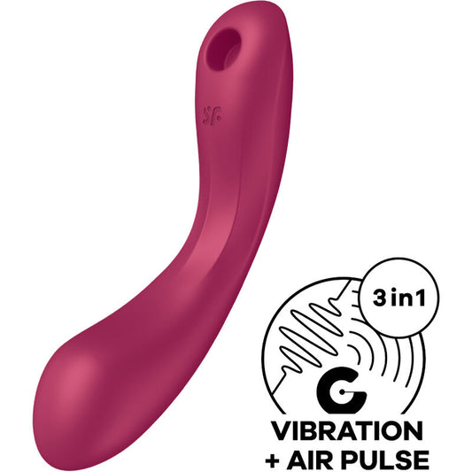 SATISFYER - CURVE TRINITY 1 VIBRACIÓN DE PULSO DE AIRE GRIS