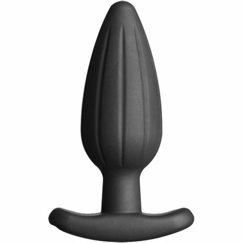 ELECTRASTIM - TAPÓN ANAL DE SILICONA NEGRO BALANCEADOR GRANDE