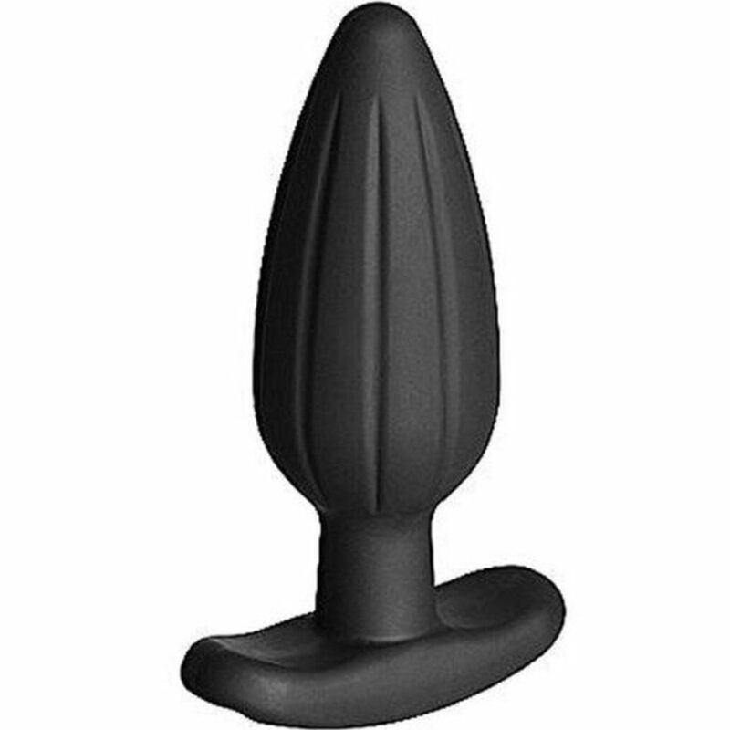 ELECTRASTIM - TAPÓN ANAL DE SILICONA NEGRO BALANCEADOR GRANDE