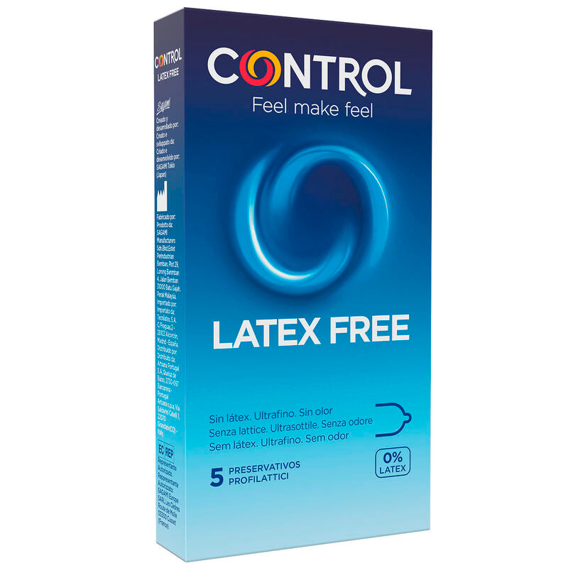 CONTROL - LIBRE SIN CONDONES DE LÁTEX 5 UNIDADES
