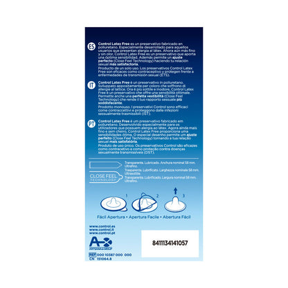 CONTROL - LIBRE SIN CONDONES DE LÁTEX 5 UNIDADES