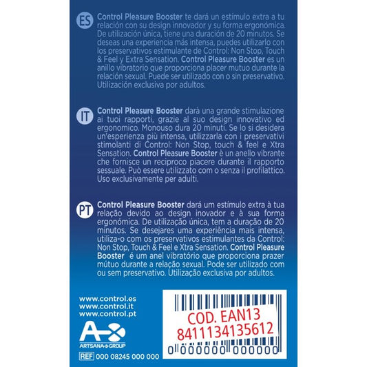 CONTROL - ANILLO VIBRADOR PARA MEJORAR EL PLACER