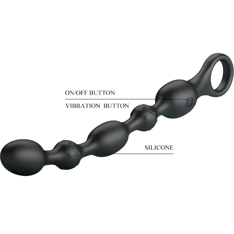 PRETTY LOVE - BOLAS ANALES VAN 10 VIBRACIONES SILICONA RECARGABLE