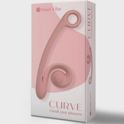 SNAIL VIBE - ORANGE CURVE VIBRATOR