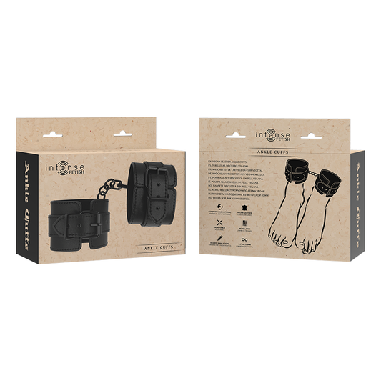 ESPOSAS DE TOBILLO DE CUERO VEGANO INTENSE - FETISH