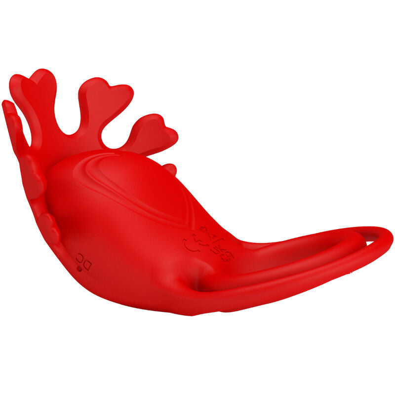 PRETTY LOVE - ANILLO VIBRADOR RUBÉN 7 VIBRACIONES DE SILICONA ROJA