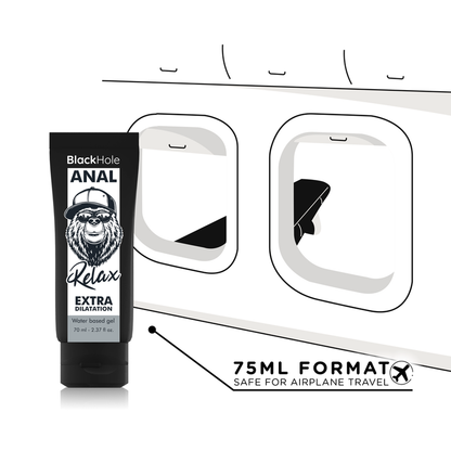 AGUJERO NEGRO - GEL DE DILATACIÓN ANAL A BASE DE AGUA 70 ML
