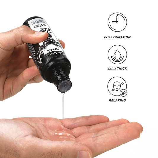 AGUJERO NEGRO - GEL DE SILICONA PARA DILATACIÓN ANAL 100 ML
