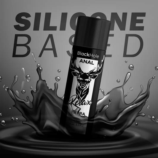 AGUJERO NEGRO - GEL DE SILICONA PARA DILATACIÓN ANAL 100 ML