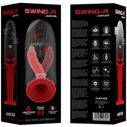 JAMYJOB - SWING-R EFECTO CALENTADOR, TECNOLOGÍA SWING Y MASTURBADOR VIBRADOR