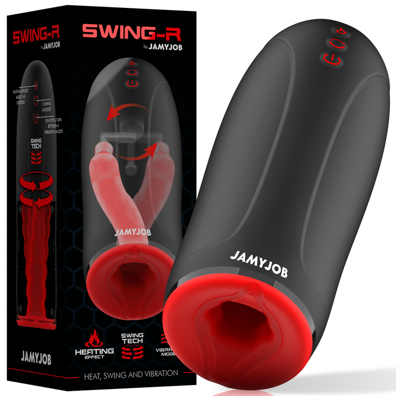 JAMYJOB - SWING-R EFECTO CALENTADOR, TECNOLOGÍA SWING Y MASTURBADOR VIBRADOR