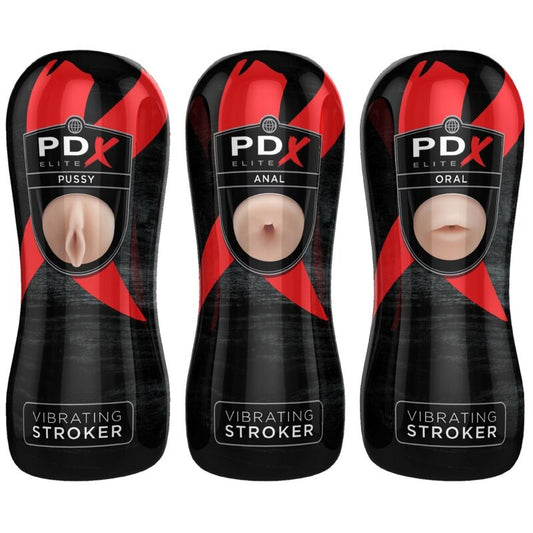 PDX ELITE - SET DE 12 UNIDADES: 6X VAGINA, 3X AÑO, 3X BOCA