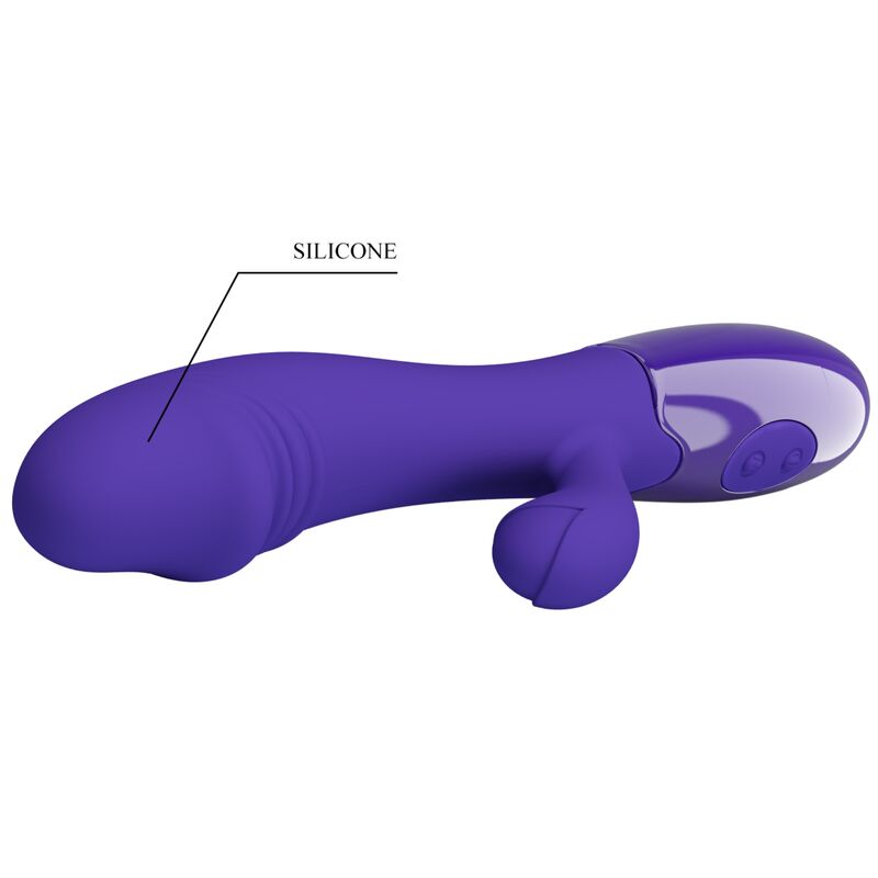 PRETTY LOVE - VIBRADOR JUVENIL Y ESTIMULADOR DEL PUNTO G VIOLETA
