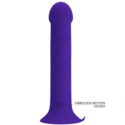 PRETTY LOVE - MURRAY YOUTH VIBRATING DILDO IN VIOLET RECHARGEABLE