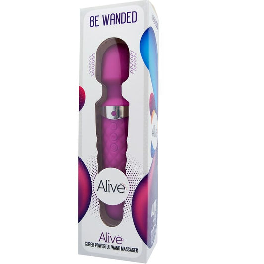 MASAJEADOR VIBRADOR ALIVE BE WANDED MORADO