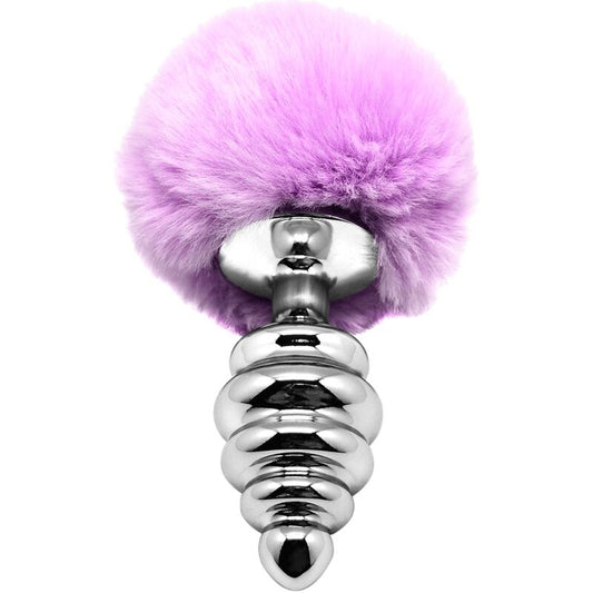 ALIVE - PLUG ANAL DE PLACER ESPIRAL DE METAL ESPIRAL PÚRPURA TALLA L