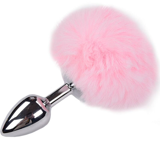 ALIVE - PLUG DE PLACER ANAL DE METAL LISO Y ESPONJOSO ROSA TALLA M