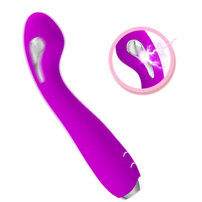 PRETTY LOVE - VIBRADOR ELECTROSHOCK RECARGABLE HECTOR - IMPERMEABLE MORADO