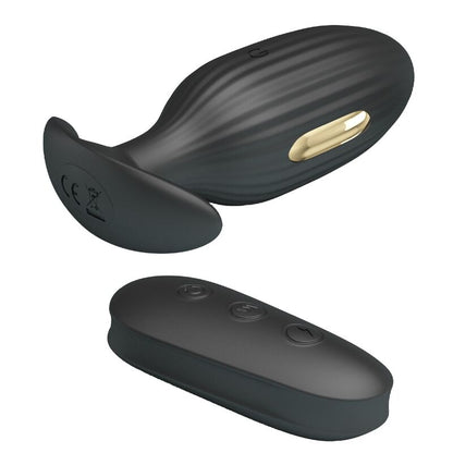 PRETTY LOVE - VIBRADOR ANAL KELLY PLUG RECARGABLE NEGRO