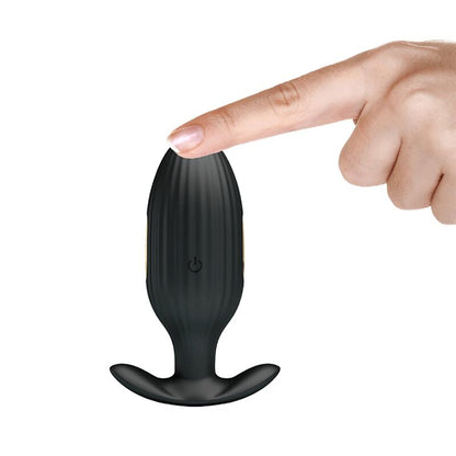 PRETTY LOVE - VIBRADOR ANAL KELLY PLUG RECARGABLE NEGRO
