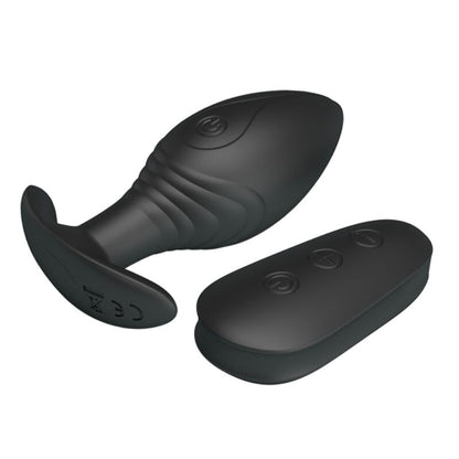 PRETTY LOVE - VIBRADOR ANAL REGINA RECARGABLE NEGRO