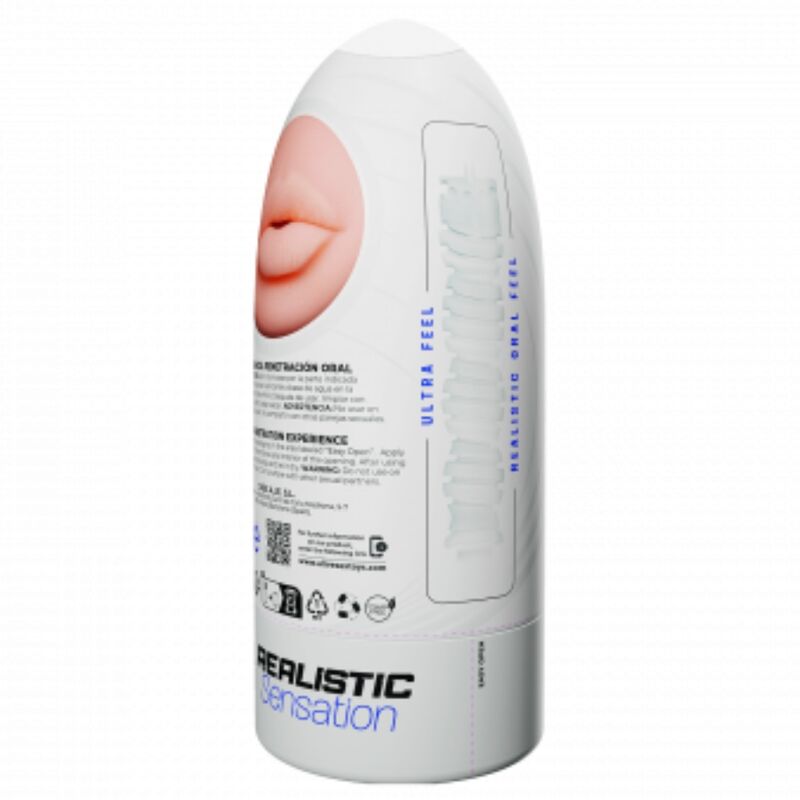 ALIVE - MASTURBADOR ORAL MASCULINO FLEXIBLE TALLA M
