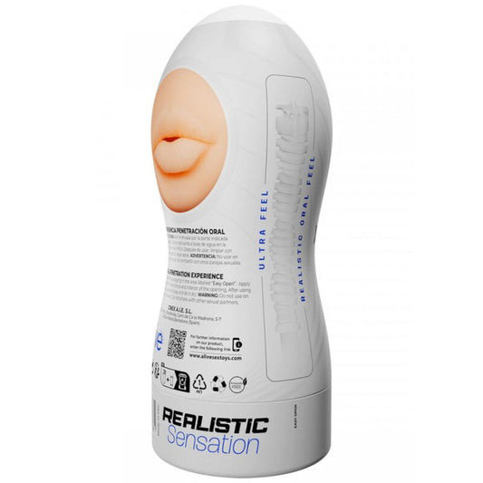 ALIVE - MASTURBADOR ORAL MASCULINO MAXI FLEX TALLA L