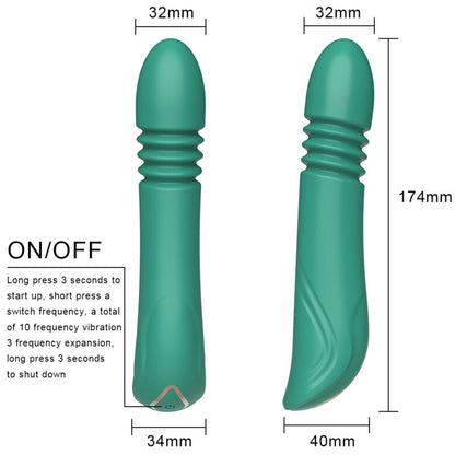 ARMONY - VIBRADOR Y EMPUJE DEL PUNTO G VERDE