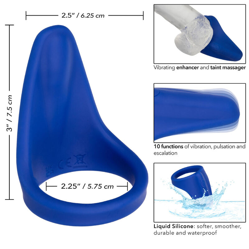 CALEXOTICS - MASAJEADOR DE PERINEO ADMIRAL BLUE