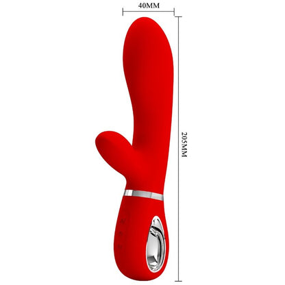 PRETTY LOVE - VIBRADOR MULTIFUNCIÓN DEL PUNTO G THOMAS RED