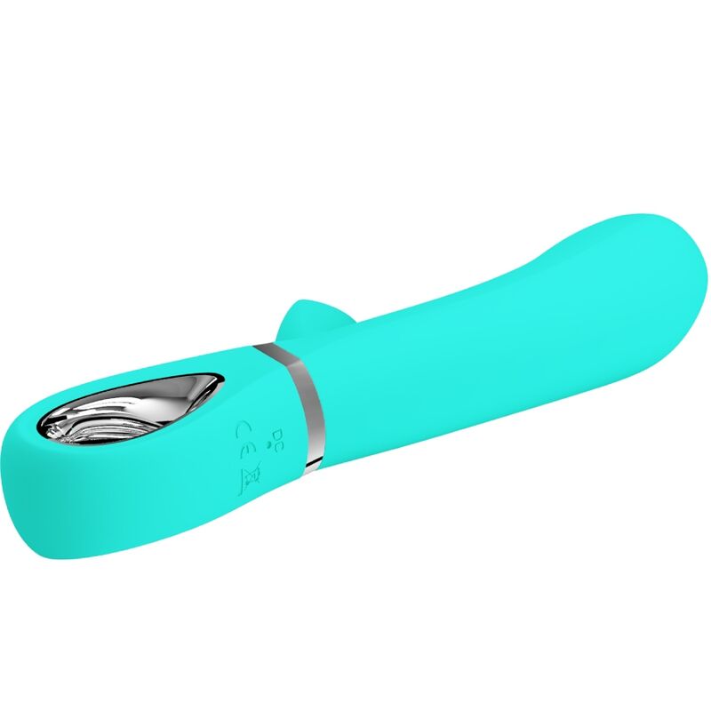 PRETTY LOVE - VIBRADOR MULTIFUNCIÓN PUNTO G THOMAS AQUA VERDE