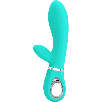PRETTY LOVE - VIBRADOR MULTIFUNCIÓN PUNTO G THOMAS AQUA VERDE