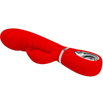 PRETTY LOVE - VIBRADOR MULTIFUNCIÓN PUNTO G ROJO PRESCOTT