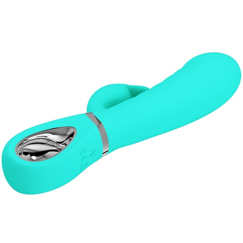 PRETTY LOVE - VIBRADOR MULTIFUNCIÓN DEL PUNTO G PRESCOTT VERDE AGUA