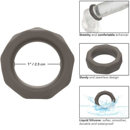 CALEXOTICS - ANILLO ALPHA PRISMTIC PROLONG GRIS