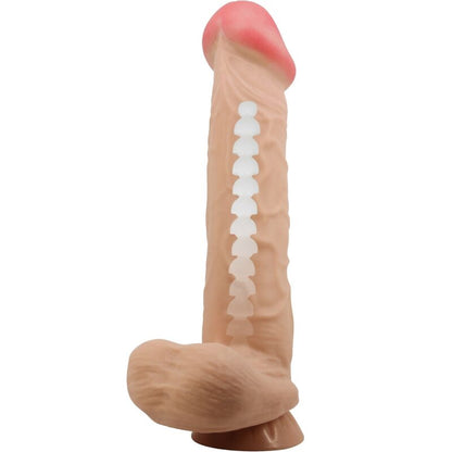 PRETTY LOVE - SERIE PIEL DESLIZANTE DILDO REALISTA CON VENTOSA DESLIZANTE PIEL CARNE 26 CM
