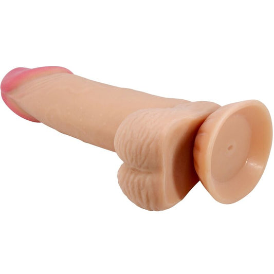 PRETTY LOVE - DILDO REALISTA SERIE PIEL DESLIZANTE CON VENTOSA DESLIZANTE 19,4 CM
