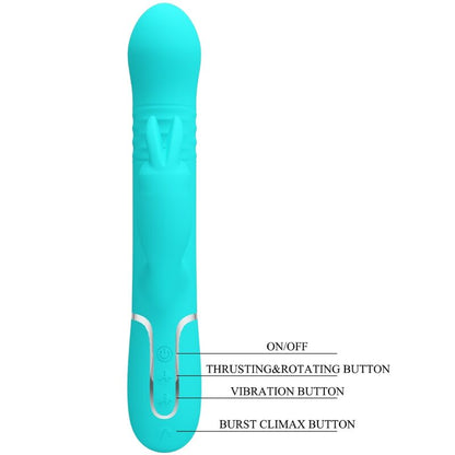 PRETTY LOVE - VIBRADOR COALE PERLAS COALE VERDE AGUA