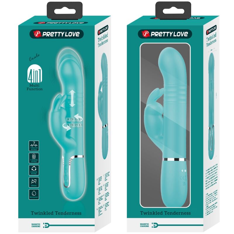 PRETTY LOVE - VIBRADOR COALE PERLAS COALE VERDE AGUA