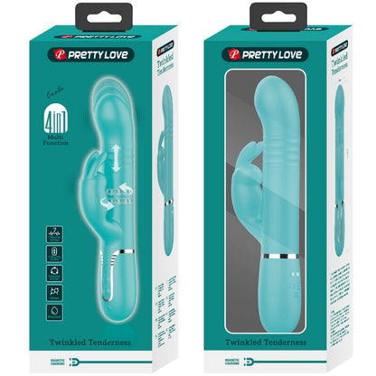PRETTY LOVE - VIBRADOR COALE PERLAS COALE VERDE AGUA